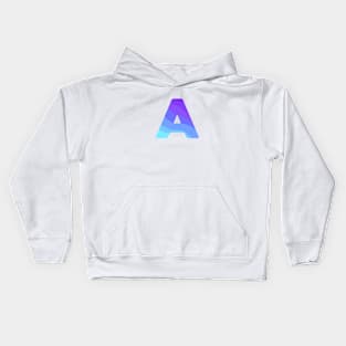 A logo gradient color Kids Hoodie